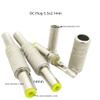 Lzzvibo 10Pcs 5.5 * 2.1/2.5mm DC Power Jack Plug Adapter Connector Power Supply Ends Solder Type DIY DC Connector Male Barrel Connector for CCTV Camera, LED Strip (2.1mm Inner Diameter)(5.5 * 2.1mm) view 2
