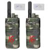 2 pcs global-ptt G5 4G LTE walkie Talkie Long Range Two Way Radio for Adults Work Communication Unlimited Distance Professional 16CH intercom 5000 Miles with yearly SIM (2CamouflagewithSIM&GPS) view 1