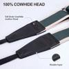 Padwa Lifestyle Adjustable Camera Strap - 1.5" Full Grain Leather Ends Camera Straps for Photographers, Adjustable Neck Shoulder & Crossbody Cotton Strap Quick Release for Cameras and Binoculars view 2