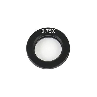 Joebo Microscope Kit 0.5X 0.75X 1X 2X Parallel Optical Lens Objective Lens Industrial Camera Monocular Lens Increase Decrease Magnification Microscope Lens Adapters (Color : 0.75X)