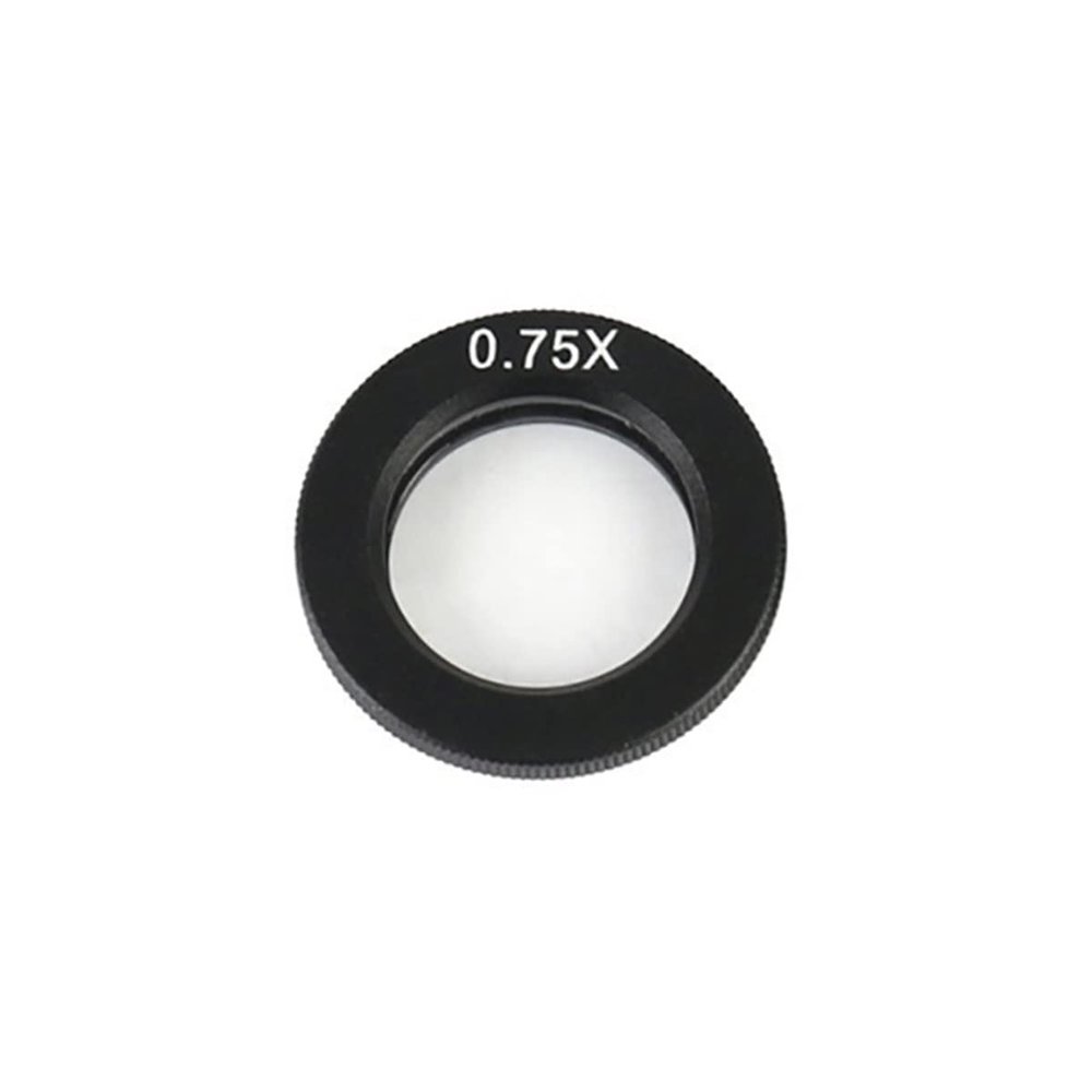 Joebo Microscope Kit 0.5X 0.75X 1X 2X Parallel Optical Lens Objective Lens Industrial Camera Monocular Lens Increase Decrease Magnification Microscope Lens Adapters (Color : 0.75X)