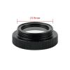 Joebo Microscope Kit 0.5X 0.75X 1X 2X Parallel Optical Lens Objective Lens Industrial Camera Monocular Lens Increase Decrease Magnification Microscope Lens Adapters (Color : 0.75X) view 2