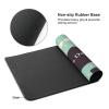 BTCOWZRV Large Mousepad Father's Day Greeting Card Gaming Mousepad 16 X 35.5 in Waterproof Keyboard Mousepad Mat Laptop Desk Mat with Stitched Edges Non-Slip Desk Writing Pad for Office Home, Black view 3