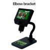 JOEBO Microscope Kit 600X Electronic Digital Video USB Microscope 4.3 Inch for Magnifier Camera Microscope Lens Adapters (Color : Elbow Bracket) view 2