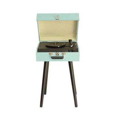 Record Players Retro am fm Radio Record Player Retro Gramophone Portable Record Player Stereo Turntable Player Vinyl blu