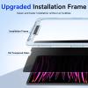 MOBDIK Privacy Screen Protector Compatible with iPad Pro 11 Inch (2022&2021&2020&2018) & iPad Air 5th / 4th Generation (2022&2020), Anti Spy, 9H Tempered Glass, EZ Kit 1 Pack view 2