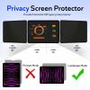 MOBDIK Privacy Screen Protector Compatible with iPad Pro 11 Inch (2022&2021&2020&2018) & iPad Air 5th / 4th Generation (2022&2020), Anti Spy, 9H Tempered Glass, EZ Kit 1 Pack view 3