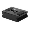 Quick Release Plate, Camera Quick Release Plate with Screw Hole for Lab S Crane 2 Crane 3, Increase 1.5CM, Black. view 1