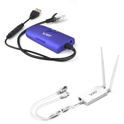 VONETS VAP11G-300 WiFi Bridge 2.4GHz WiFi to Ethernet Convert/WiFi Repeater/Point to Point with RJ45 Male DC/USB Powered for PLC IP Camera Printer Medical Devices Network Devices