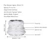 35mm F1.4 Full Frame Manual Focus Lens, for for Z30 Z5 Z6 Z6II Z7 Z7II Z8 Z9 ZFC, Portrait Lens Large Aperture Camera Lens with 7 Layer Optical Coating (White) view 2