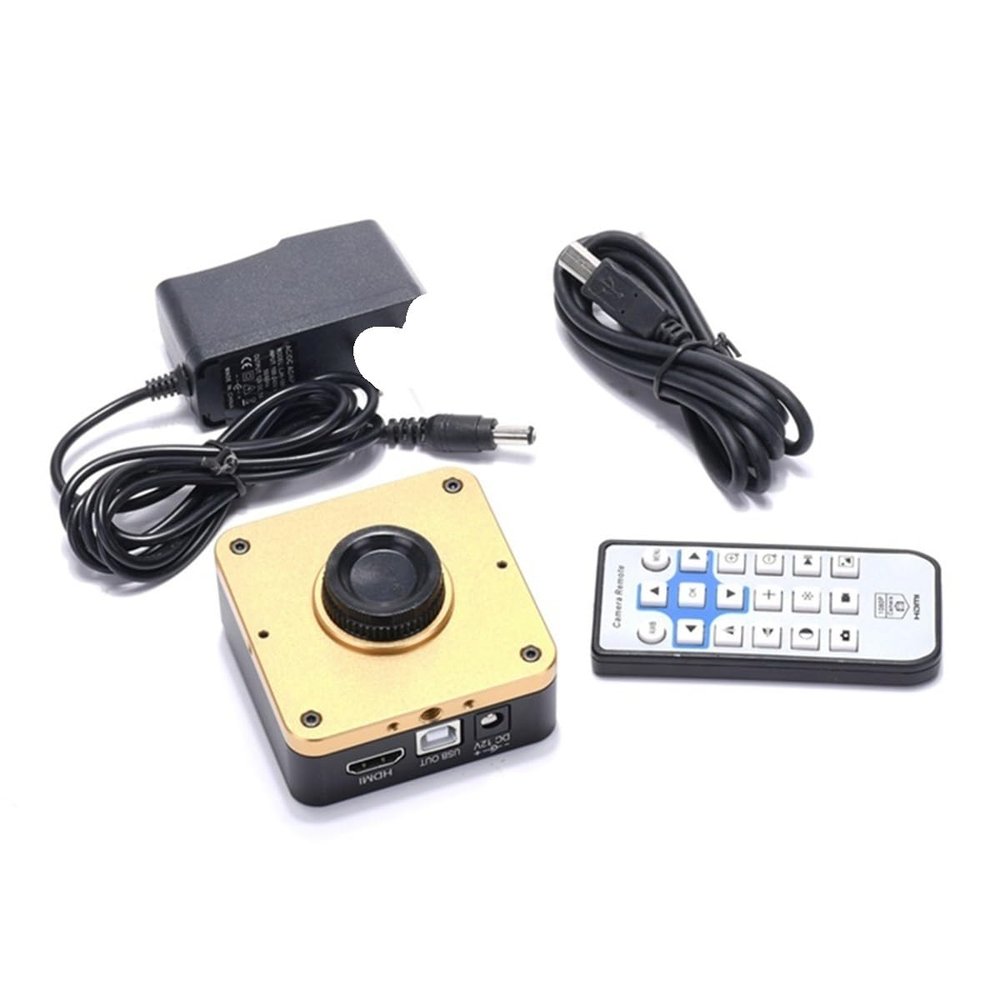 JOEBO Microscope Kit 150X Lens 34MP 2K 1080P 60FPS USB Digital Industrial Microscope Camera Microscope Lens Adapters (Color : 34MP Camera)