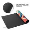 Large Mousepad Flat Style Illustration Gaming Mousepad 16 X 35.5 in Waterproof Keyboard Mousepad Mat Laptop Desk Mat with Stitched Edges Non-Slip Desk Writing Pad for Office Home view 3