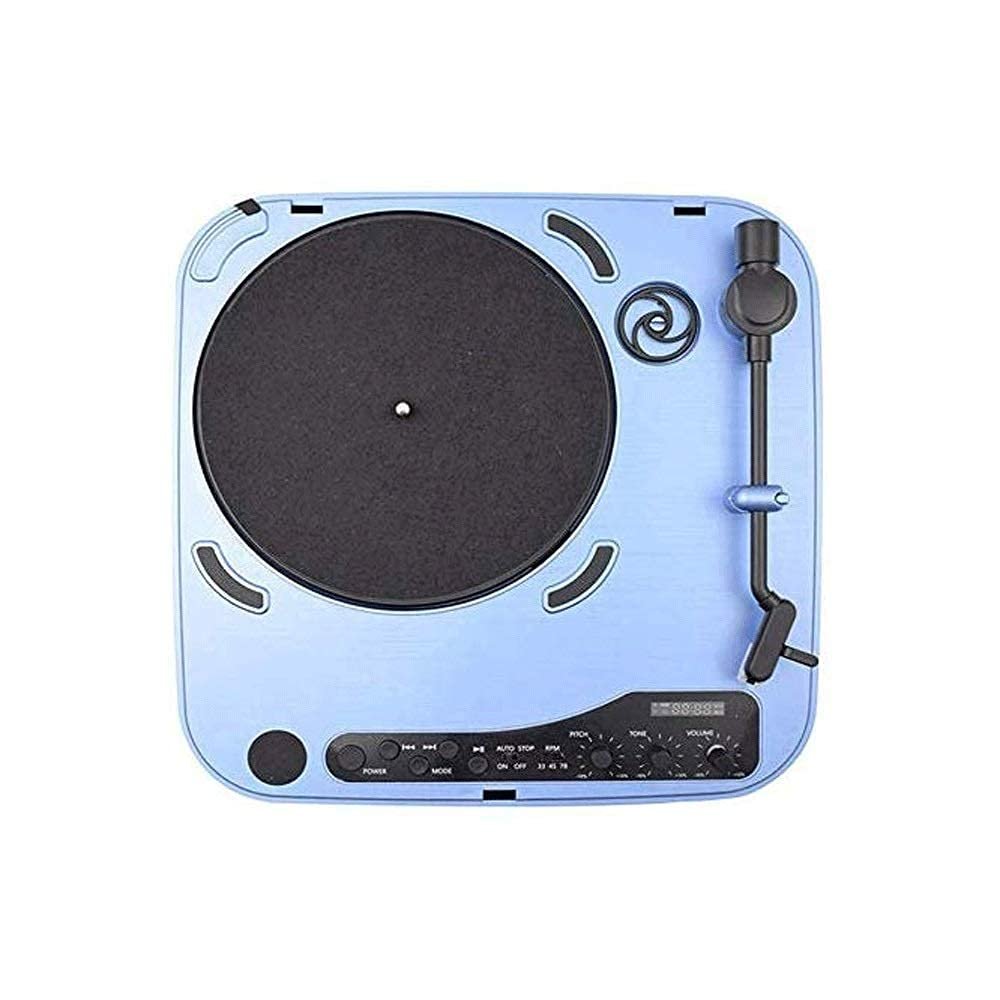 Gramophone Turntable for Vinyl Records Record Player with Speakers Retro Design USB