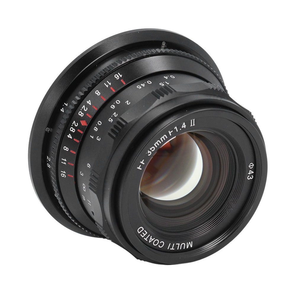 35mm Full Frame F1.4 Large Aperture Manual Fixed Lens, RF Mount Replacement for EOSR, RP, Ra, R5, R6, R3, R5C, R7, R10, for R6Mark II, R50, R100 (Black)