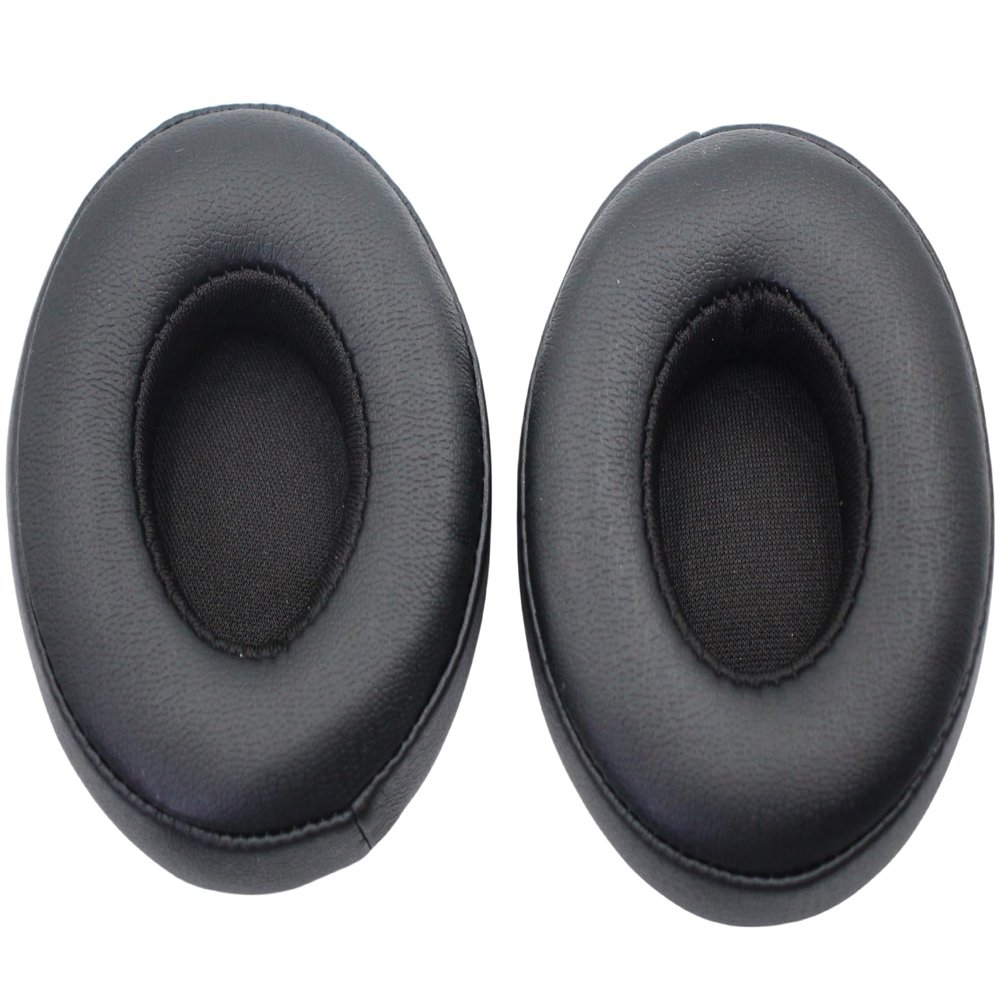 Solo3 Ear Pads Replacement,Compatible with Beats by Dre Solo 3/Solo 2 Wired/Wireless A1796/B0534 Headphones,Ear Pads Cushions with Upgrade Memory Foam & High Protein Leather(Black)