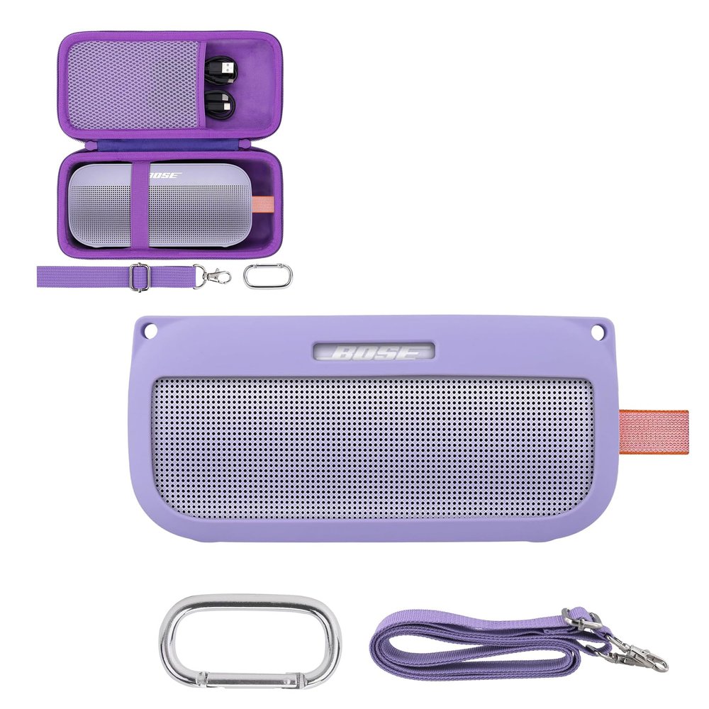co2CREA Hard+Silicone Case for Bose SoundLink Flex Speaker