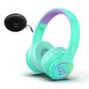 IFECCO Wireless Kids Boys Headphones with Microphone,Cute Light Up Dinosaur Children Bluetooth Headphones Volume-limiting for School Travel,Boys Gifts for 3-15years view 1