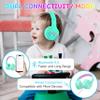 IFECCO Wireless Kids Boys Headphones with Microphone,Cute Light Up Dinosaur Children Bluetooth Headphones Volume-limiting for School Travel,Boys Gifts for 3-15years view 3