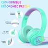 IFECCO Wireless Kids Boys Headphones with Microphone,Cute Light Up Dinosaur Children Bluetooth Headphones Volume-limiting for School Travel,Boys Gifts for 3-15years view 4