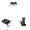 CAMVATE 1/4"-20 Female to 3/8"-16 Male Screw + Studio Video Wall Ceiling Mount + Camera Baseplate view 1