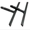 DirectNine Basics OEM Part - TV Base Stand Legs Compatible with VIZIO 65"" Base Tabletop TVs Stand for Model VQP65C-84, black view 2