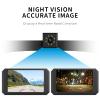 Rear reversing Camera Night Vision HD 170 Degree Wide View Angle with 8 LEDs, License Plate Backup Camera Waterproof Reverse Camera for Cars/Truck/Camper view 4