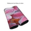 Large Mousepad Cute Rain Flowers Gaming Mousepad 16 X 35.5 in Waterproof Keyboard Mousepad Mat Laptop Desk Mat with Stitched Edges Non-Slip Desk Writing Pad for Office Home view 4