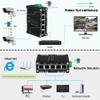 Industrial 5-Port Gigabit Ethernet Switch, All 5 Ports 10/100/1000Mbps RJ45, Wide 12-48V DC Input, Rugged Metal Housing, Compact IP40, DIN-Rail Mount, Ideal for Solar Power/RV Truck/VoIP Systems view 3