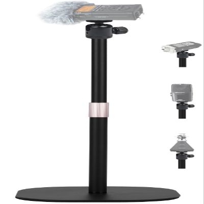 AceTaken Tabletop Portable Recorder Tripod Stand Holder for Zoom Recorder H1essential,H4essential,H6essential,Q2n,H2n and Tascam DR-05X DR-40X DR-07X X8 Handheld recorders