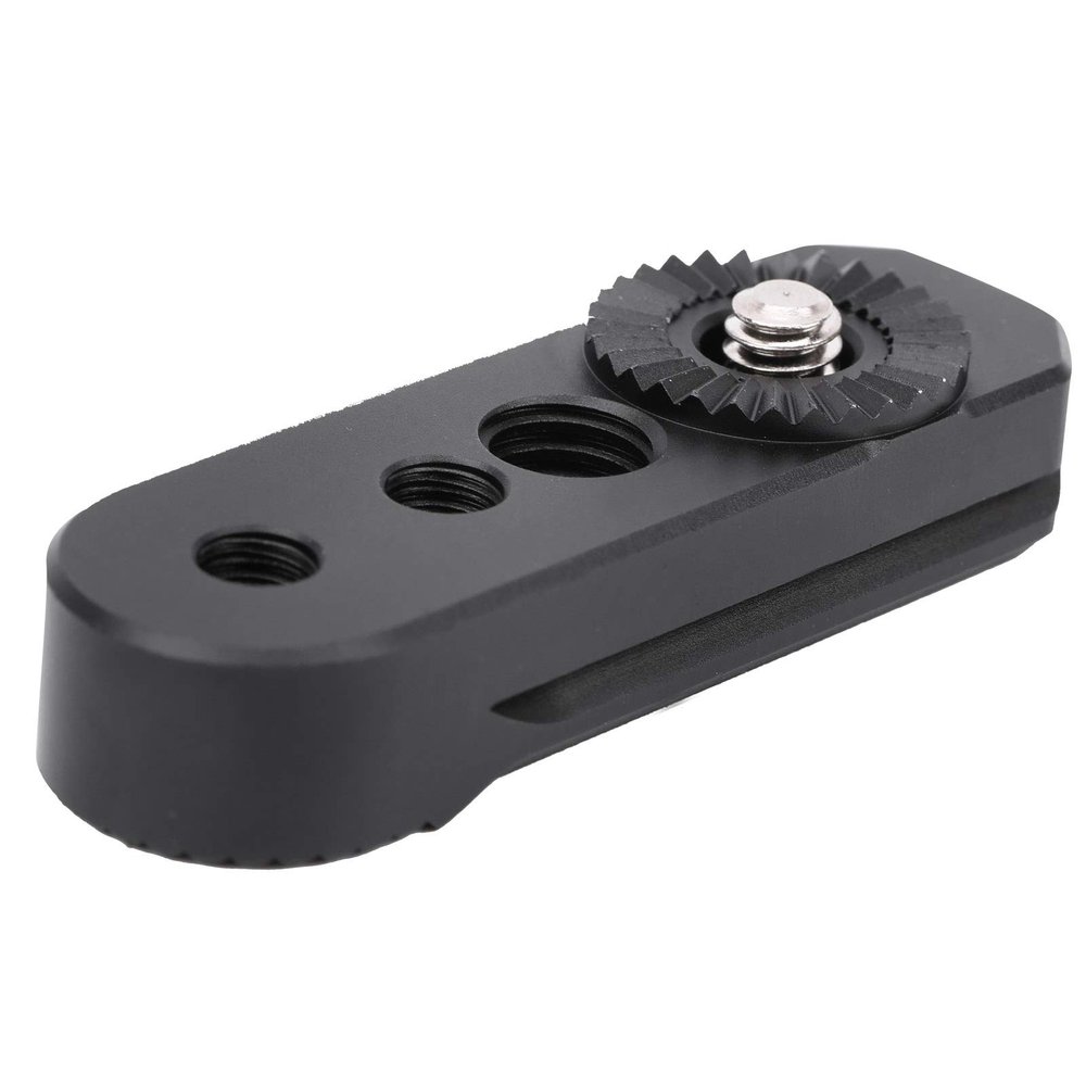 JTLB Alloy Expansion Plate Gear Adapter Board for Camera Stabilizer, Suitable for Weebill s, Black