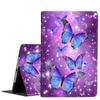 Case for Samsung Galaxy Tab A9 Plus 11 inch 2023Slim Fit Foldable Standing Cover Case with Auto Sleep/Wake for Galaxy Tab A9+ 112023 Model (SM-X210/X216/X218)Blue Butterfly Purple Background view 1
