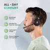 Yealink WH62 Dual Teams DECT Wireless Headset 525 ft Range, Work Headphones with 2X Noise Canceling Mic for IP Phone and Computer, Office Head Set with Call Control, Ringer,14 Hrs Talk Time view 4