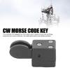 CW Morse Code Keys, CW Key Automatic Morse, Radio HAM Send Telegram Double Paddle Morse Code Key for Radio Experiment 3.5 Channel Output Morse Code Keyer Radio view 2