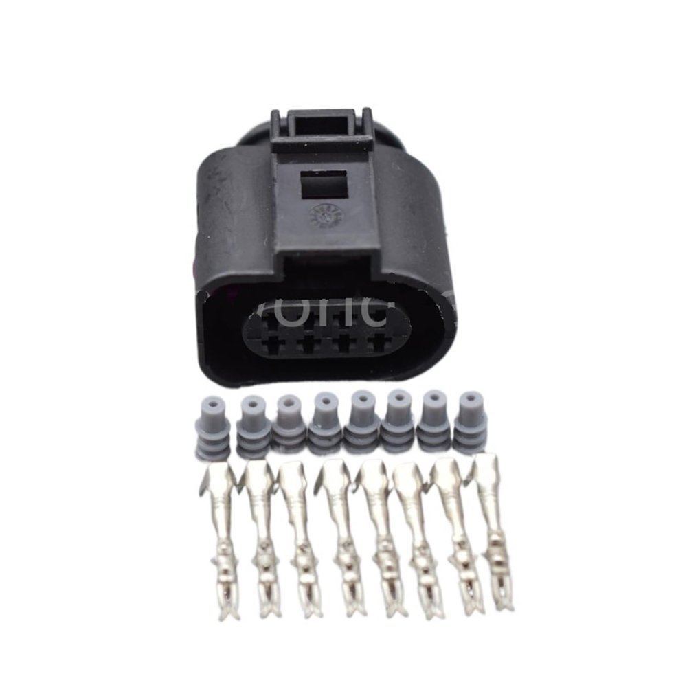 8 Pin 1J0 973 714 1J0 973 814 1.5mm Auto Connector Car Radar Gearbox Wiring Harness Socket 1J0973714 (Color : 1set female)