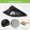 ACROPIX Interior Front Car Door Speaker Window a Pillar Cover Trim Tweeter Speaker Panel Fit for Honda VEZEL HRV 2014 with Screwdriver and Screws ABS Black - Pack of 2 view 3