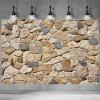 Stone Wall Background Natural Rock Wall Photography Backdrop Outdoor Stone Wall Decor Holiday Party Decor Retro Garden Wallpaper Birthday Banner Decor Studio Photo Background 10x6.5ft view 2