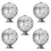 Cabinet Handles, 5pcs 30mm Round Diamond Crystal Cabinet Knobs Drawer Pull Handle Kitchen Door Wardrobe Hardware Used for Cabinet, Drawer,Dresser, Cupboard (Color : 5 Pcs) view 1