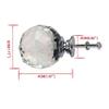 Cabinet Handles, 5pcs 30mm Round Diamond Crystal Cabinet Knobs Drawer Pull Handle Kitchen Door Wardrobe Hardware Used for Cabinet, Drawer,Dresser, Cupboard (Color : 5 Pcs) view 2