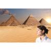 Egypt Backdrop Desert Egyptian Pyramid Ancient Egypt Scene Photography Background Egyptian Travel Themed Party Decorations Supplies Adults Travel Portraits Photo Shoot Studio Props Decor 15x8ft view 3