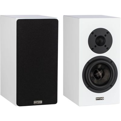 Dayton Audio OPAL1 Bookshelf Speaker Pair (White)