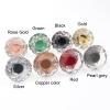 Cabinet Handles, 10 Pack Crystal Cabinet Door Wardrobe Small Handle Transparent Crystal Glass Knob 30mm Red (Color : 30mm Gold) view 4