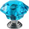 Cabinet Handles, 10 Pack Color Crystal Drawer Diamond Knobs and Pulls Clear Knob Drawer Door Pull Black (Color : Blue Green Silver Bottom) view 1