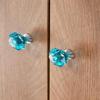 Cabinet Handles, 10 Pack Color Crystal Drawer Diamond Knobs and Pulls Clear Knob Drawer Door Pull Black (Color : Blue Green Silver Bottom) view 3