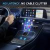 GRAYWATER Wireless CarPlay Adapter, Convert OEM Wired to Wireless Car Play Dongle Fit for Cars 2015+ & for Apple iPhone iOS 10+, Innovative Seamless Control Plug & Play view 4