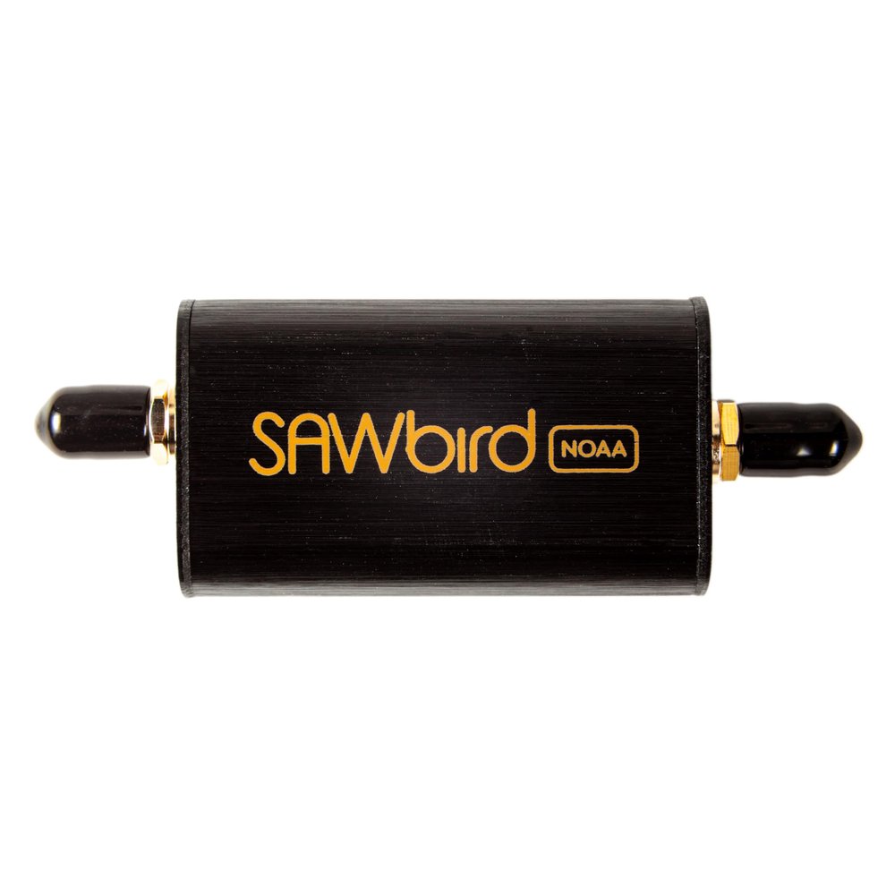 Nooelec SAWbird NOAA - Premium LNA and Saw Filter for Weather Satellite Applications. Ultra-Low Noise Amplifier Module to Capture NOAA (APT) & Meteor M2 Images. 137MHz Center Frequency, 20dB Gain