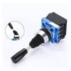 1pcs,22mm Master Monolever Joystick Switches,2 4Way Position Self Locking Latching Momentary Toggle Rocke Cross Switch 2 4NO HKC-612 (Color : 2Way Momentary 2NO) view 4