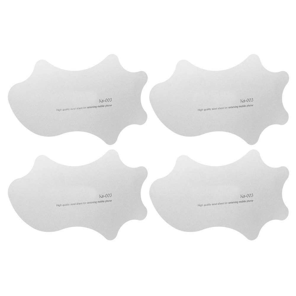 TANIQIACA 4Pcs Pry Spudger Set Ultra-Thin Large Stainless Steel Disassemble Card for Cell Phone Screen Removal