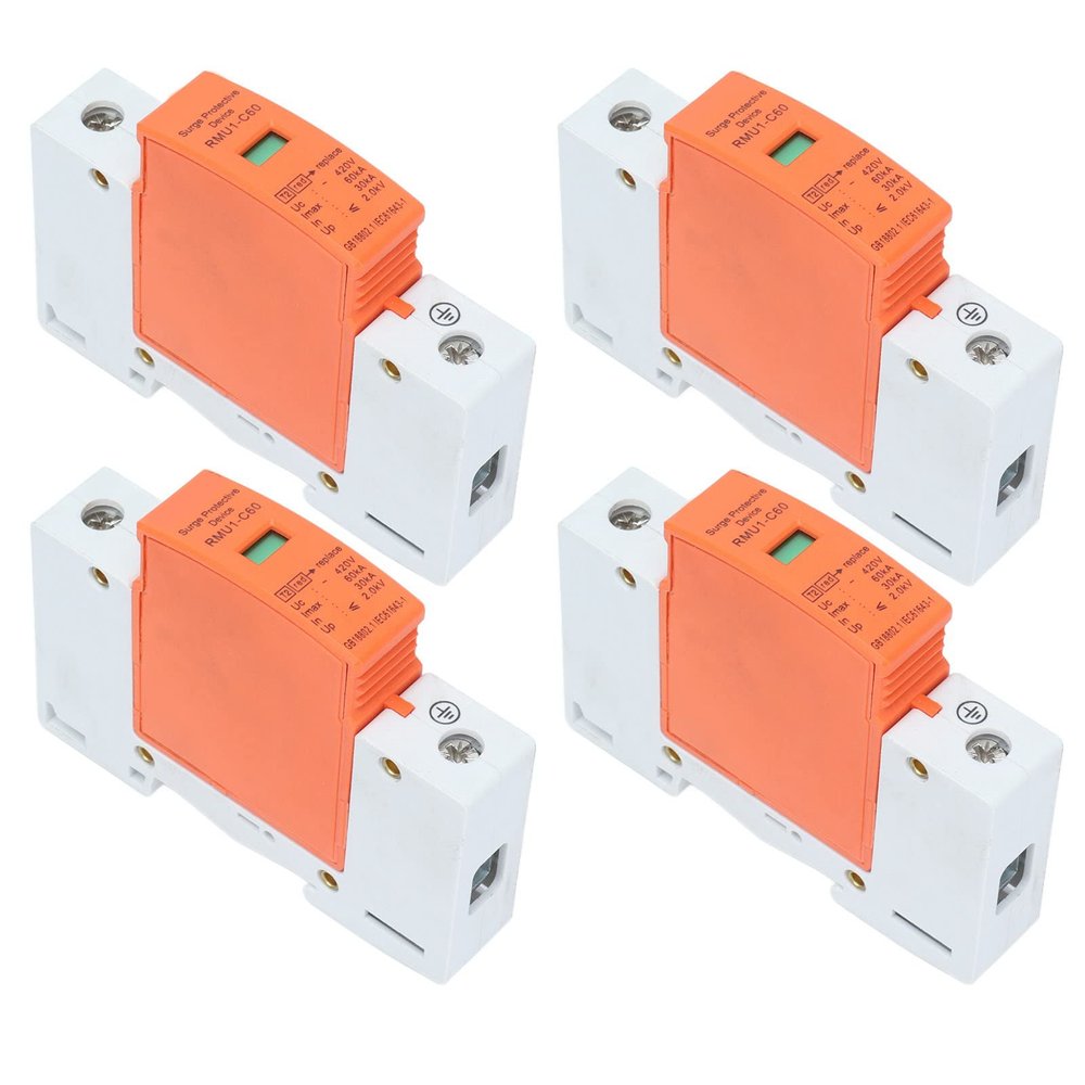 Protective Device Arrester Din Rail Mounting Protector for C20 Rmu1 Household, 240V Protector Din Magnetic Switches (Imax: 60kA)