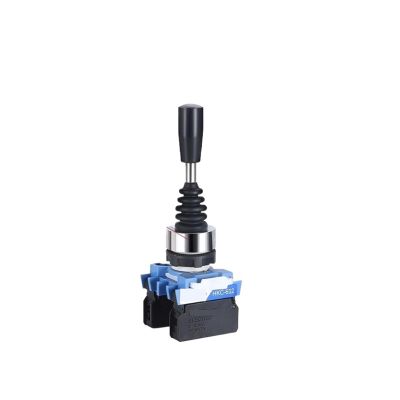 qiaoyiyuan 1pcs,22mm Master Monolever Joystick Switches,2 4Way Position Self Locking Latching Momentary Toggle Rocke Cross Switch 2 4NO HKC-612 (Color : 2Way Latching 2NO)
