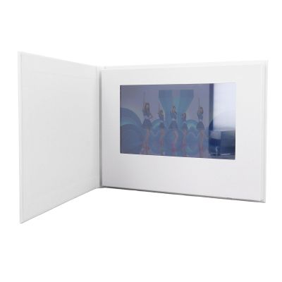 Yunseity Video Greeting Card, 7 Inch Touchscreen Electronic Video Brochure with LCD Screen, 4GB Memory Customizable Video Book for Father Day Mother Day Christmas Anniversary